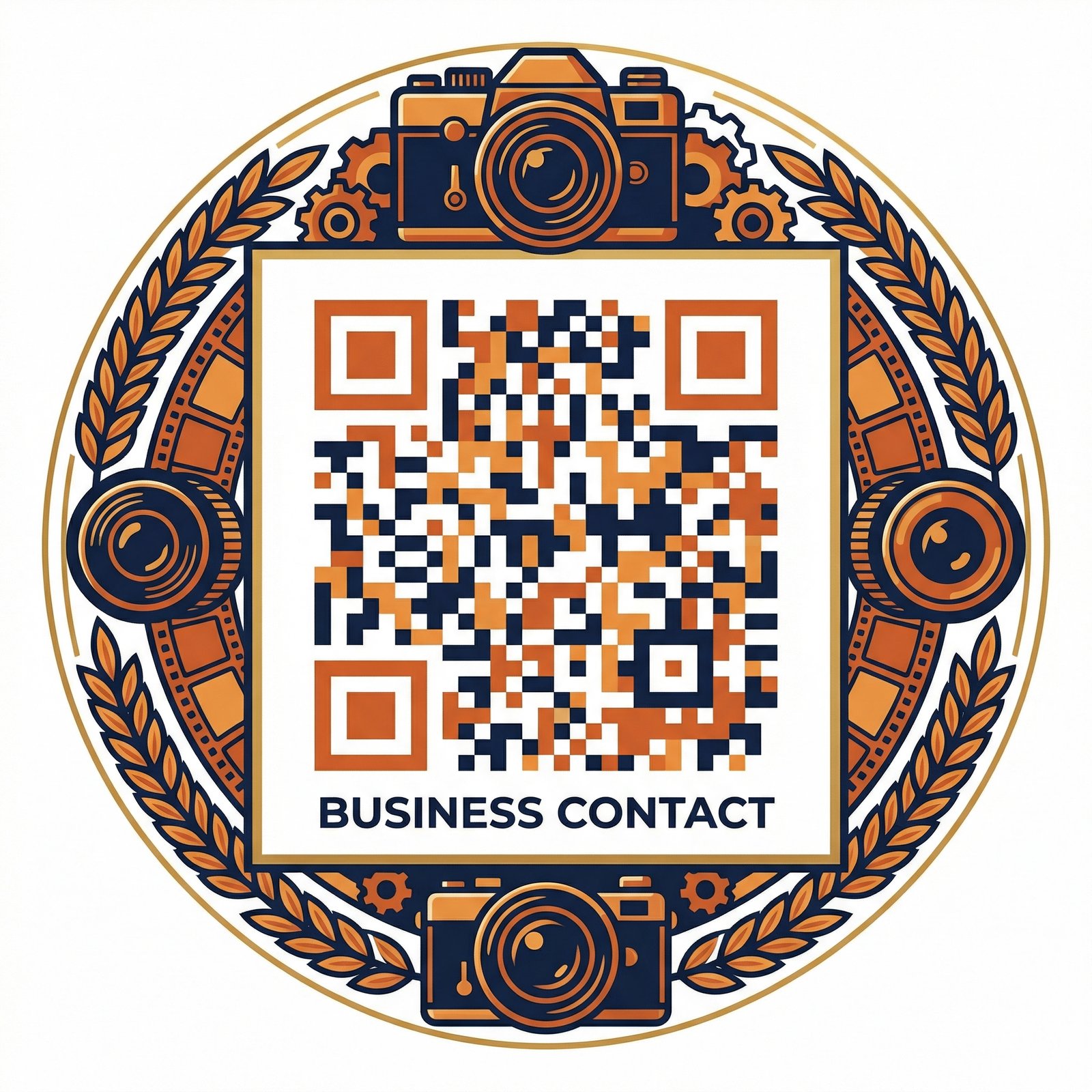 抖音风商务二维码